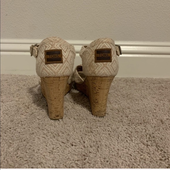 TOMS Sienna cork wedges size 9 - Picture 3 of 5